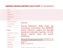 Tablet Screenshot of berninakalamazoo.com